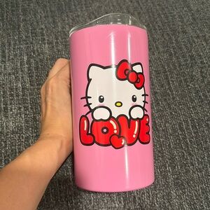 Hello Kitty Mug Coffee Pink Love Tumbler
